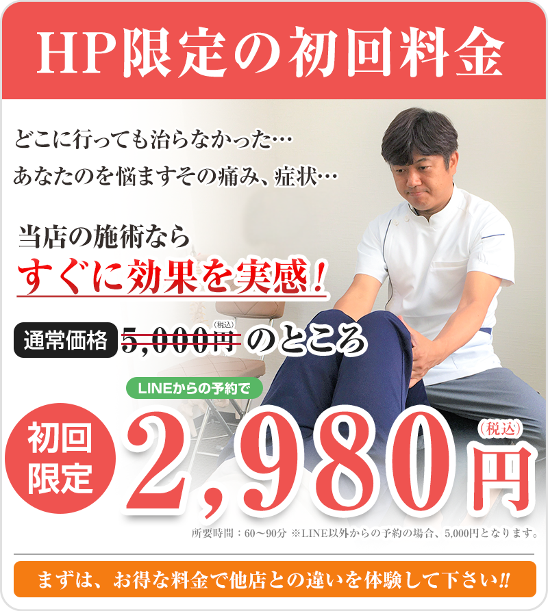 初回料金2980円